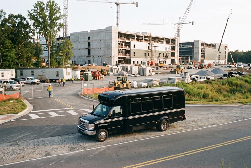 Construction Site Shuttle Bus Services in Las Vegas, NV